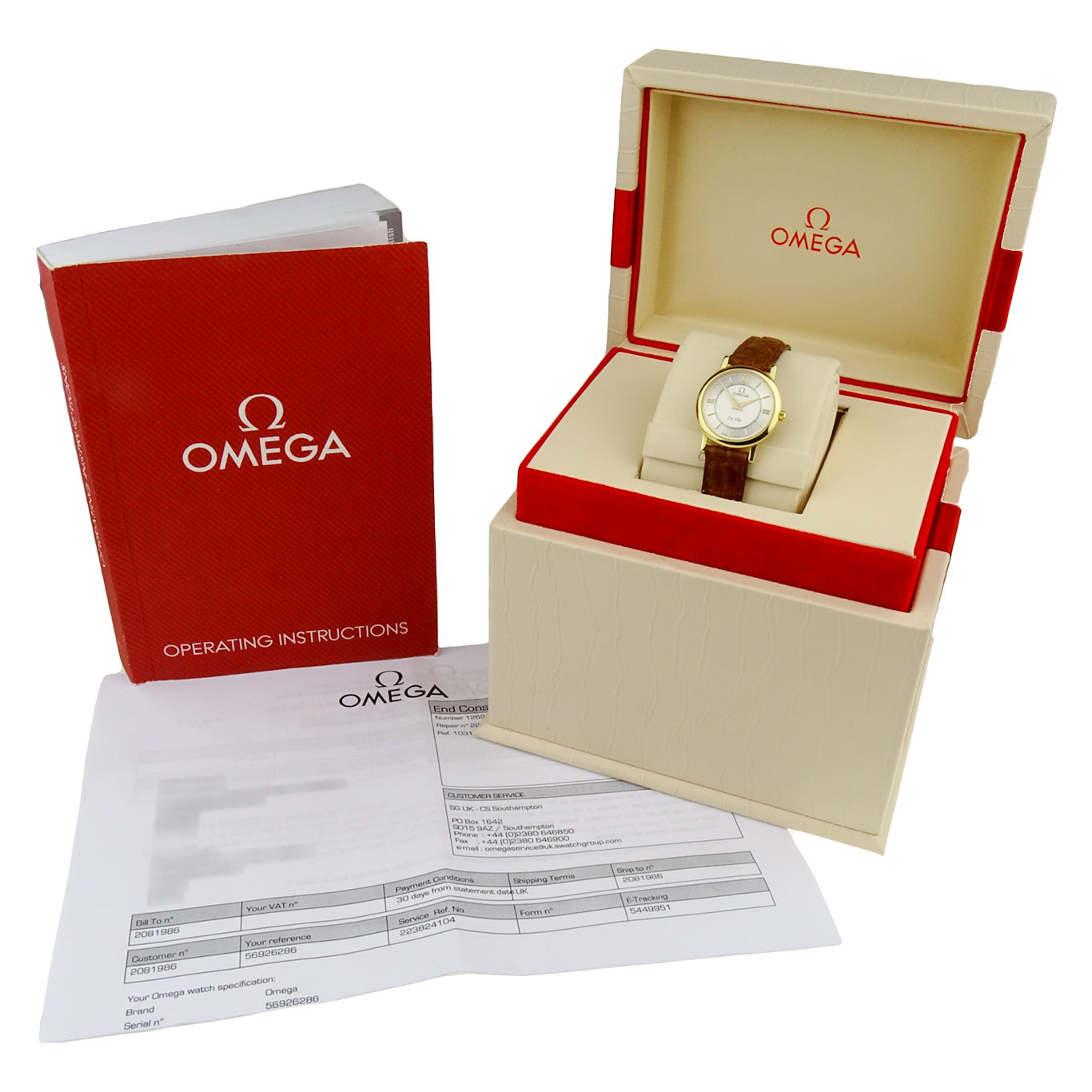 Omega Lady DeVille Classic 18k Gold
