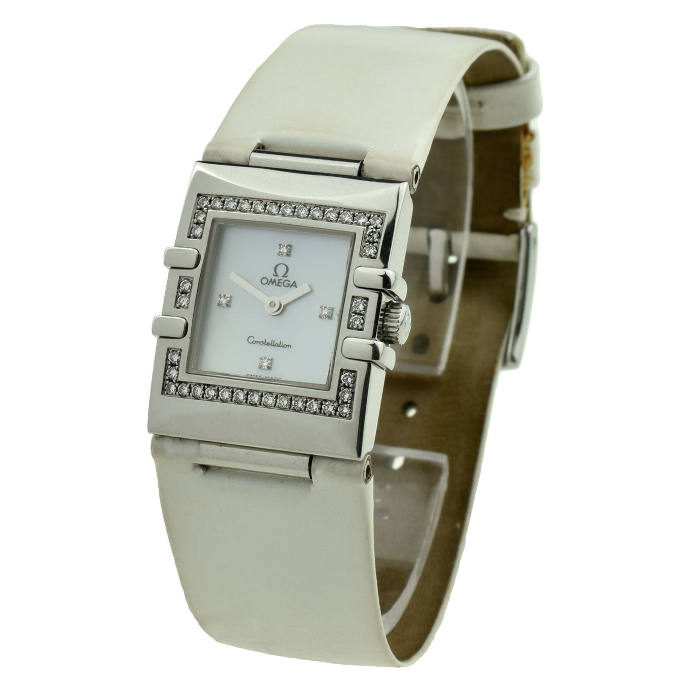 Omega Lady Constellation Quadra Diamond Set 1835.76.56