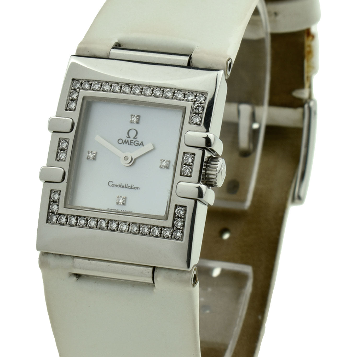 Omega Lady Constellation Quadra Diamond Set 1835.76.56