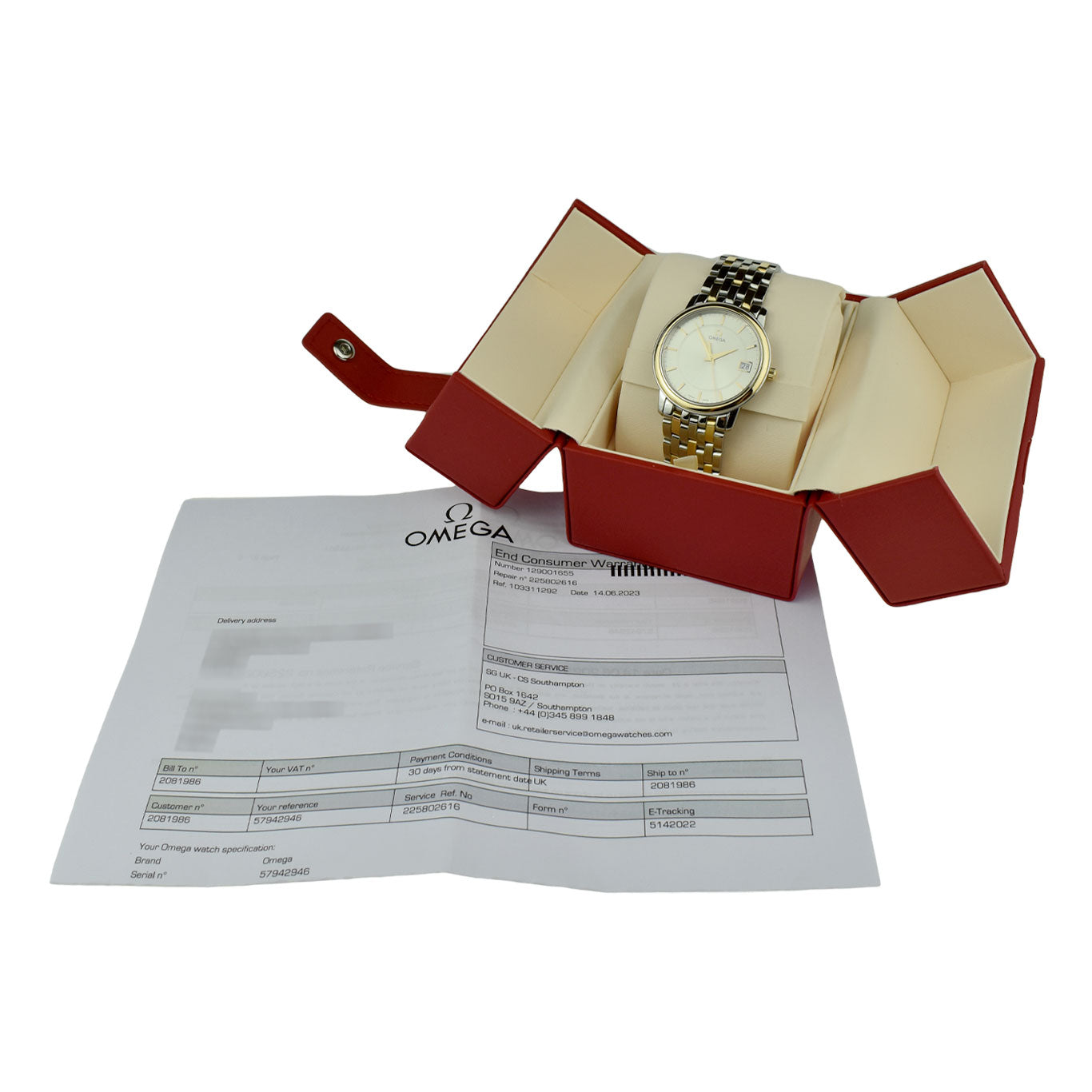 Omega DeVille Prestige Steel &amp; Gold Quartz 4310.31.00