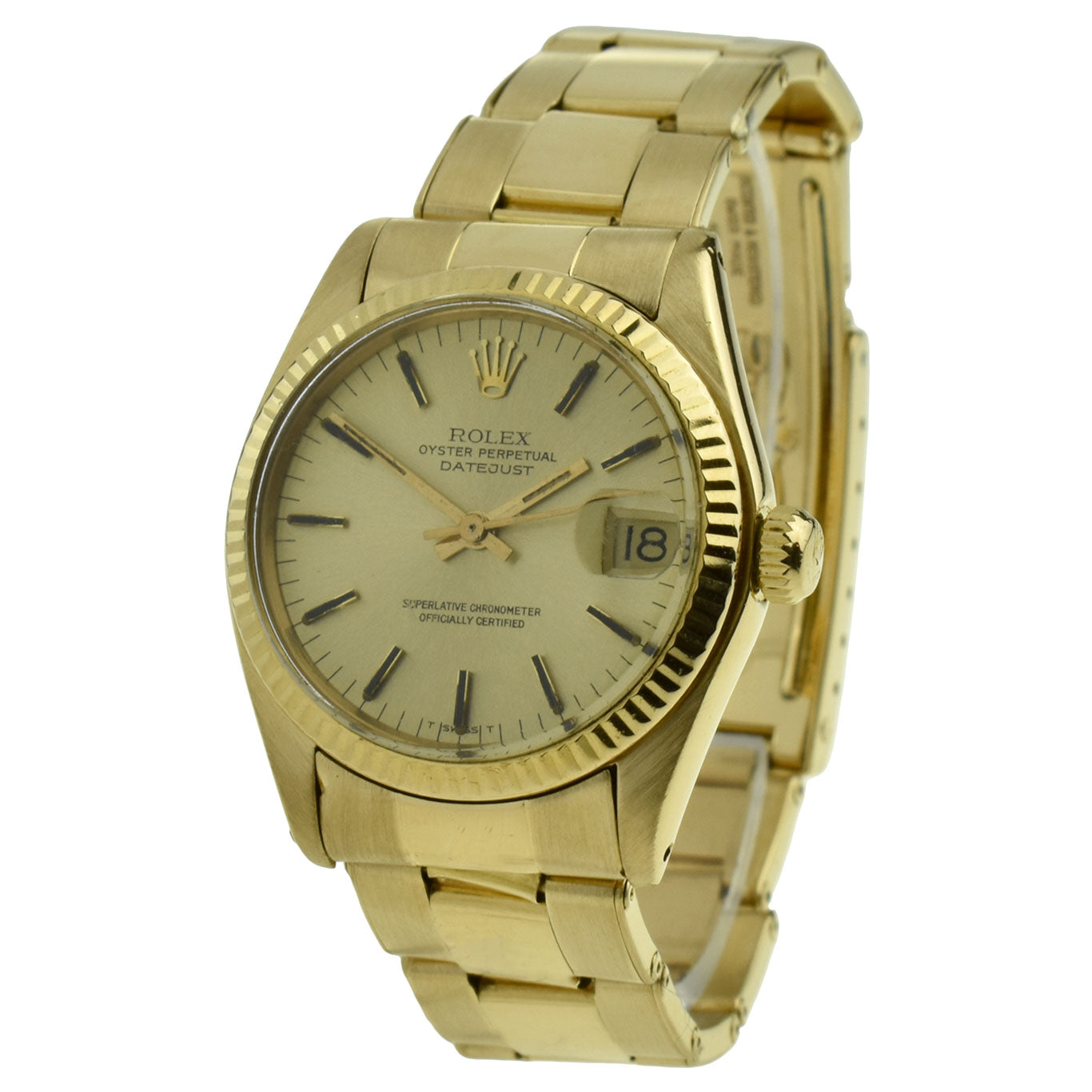 Rolex Datejust 31 Oyster Perpetual 18k Gold 6827 at Parkers Jewellers
