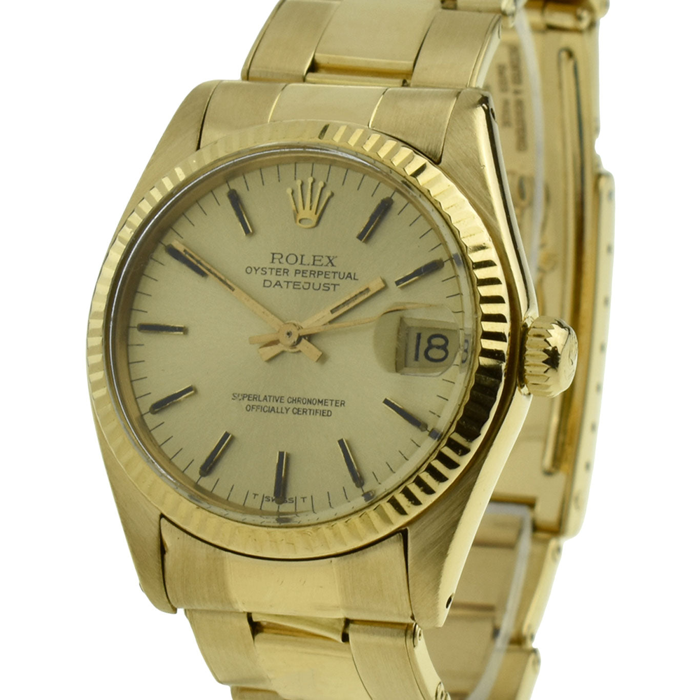 Rolex Datejust 31 Oyster Perpetual 18k Gold 6827