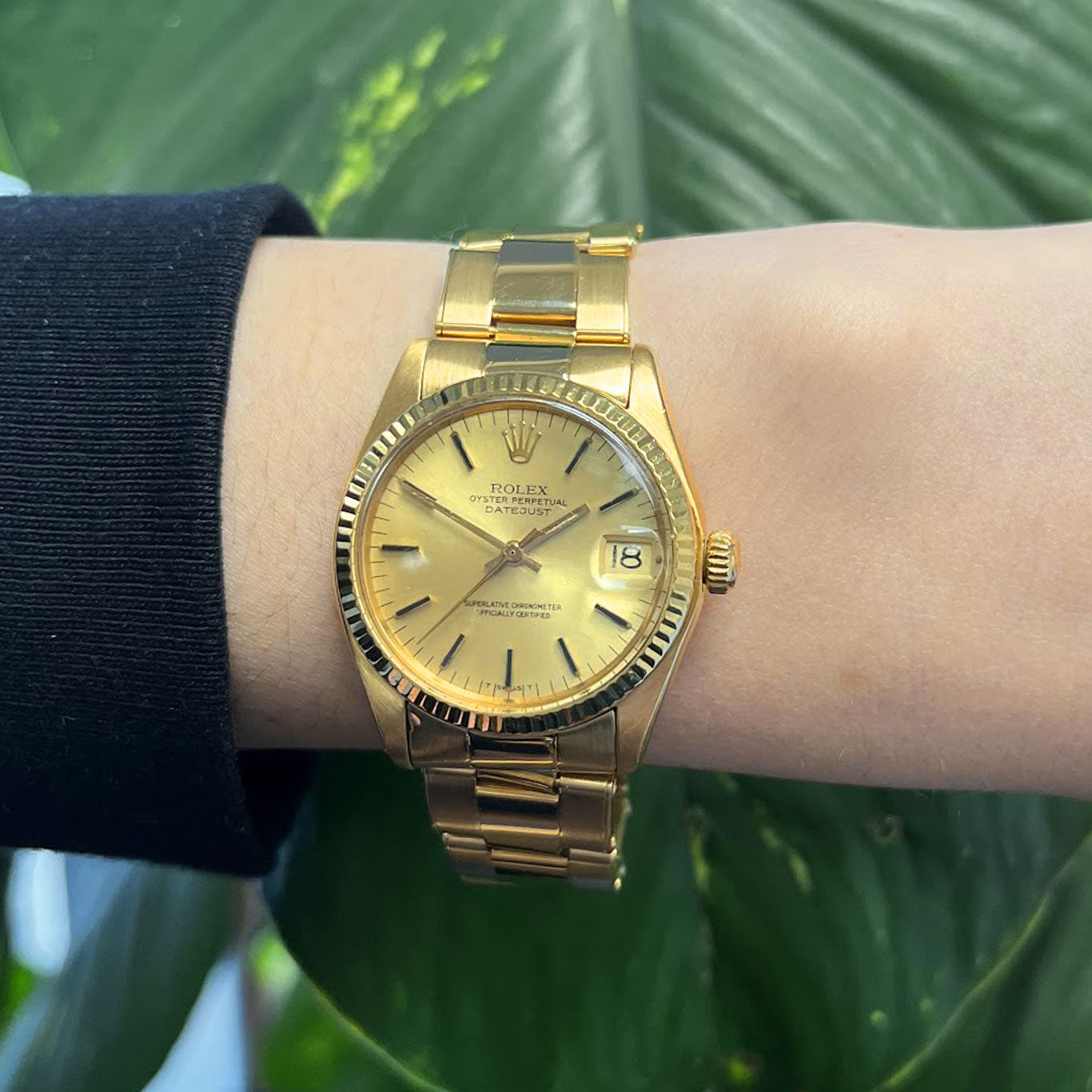 Rolex Datejust 31 Oyster Perpetual 18k Gold 6827
