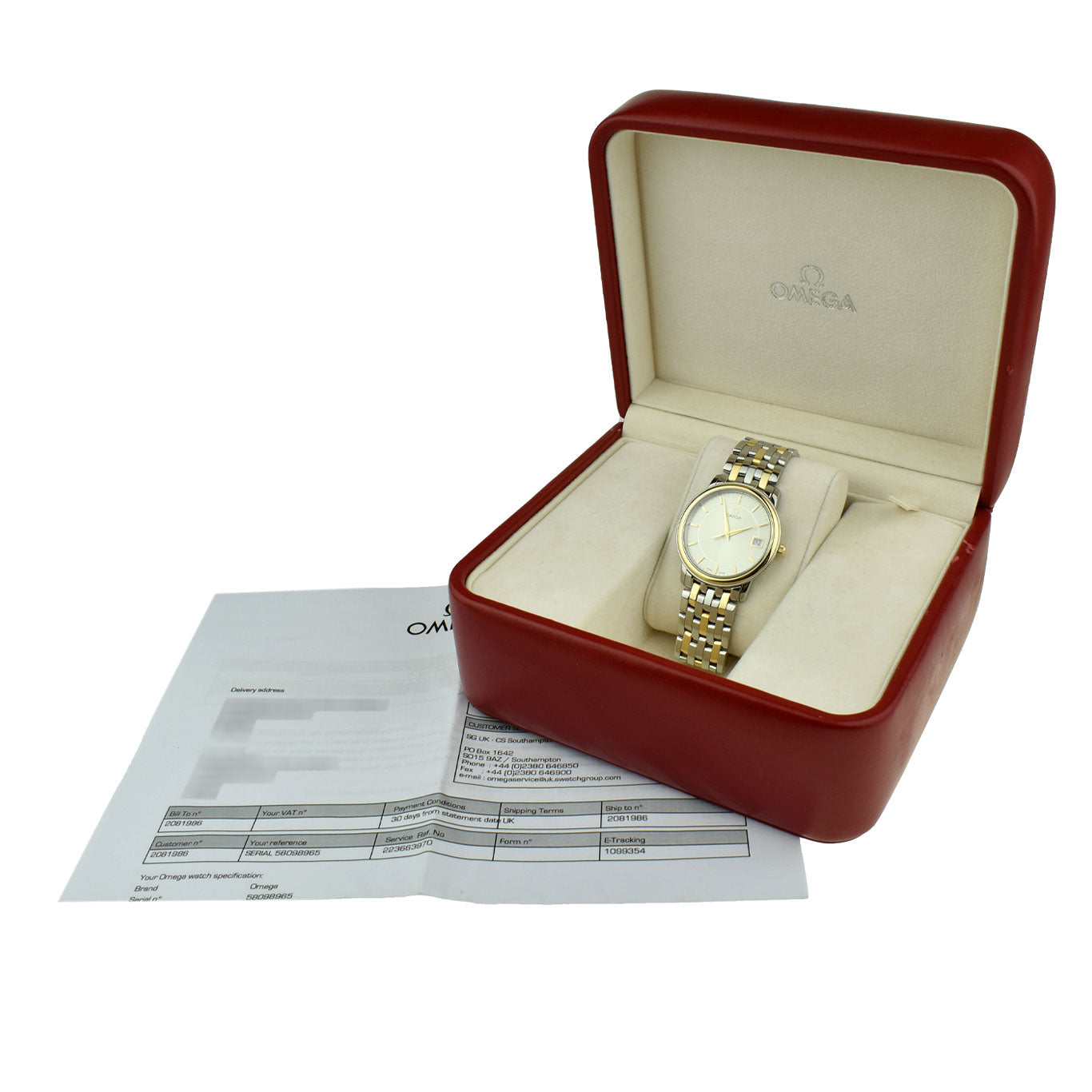 Omega DeVille Prestige Steel &amp; Gold Quartz 4310.31.00