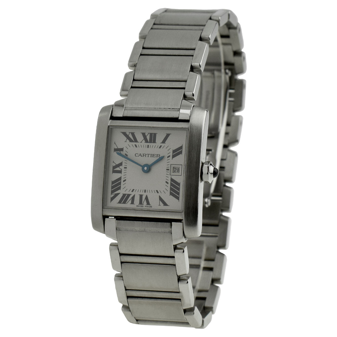 Cartier Tank Francaise Steel Mid Size Quartz W51011Q3