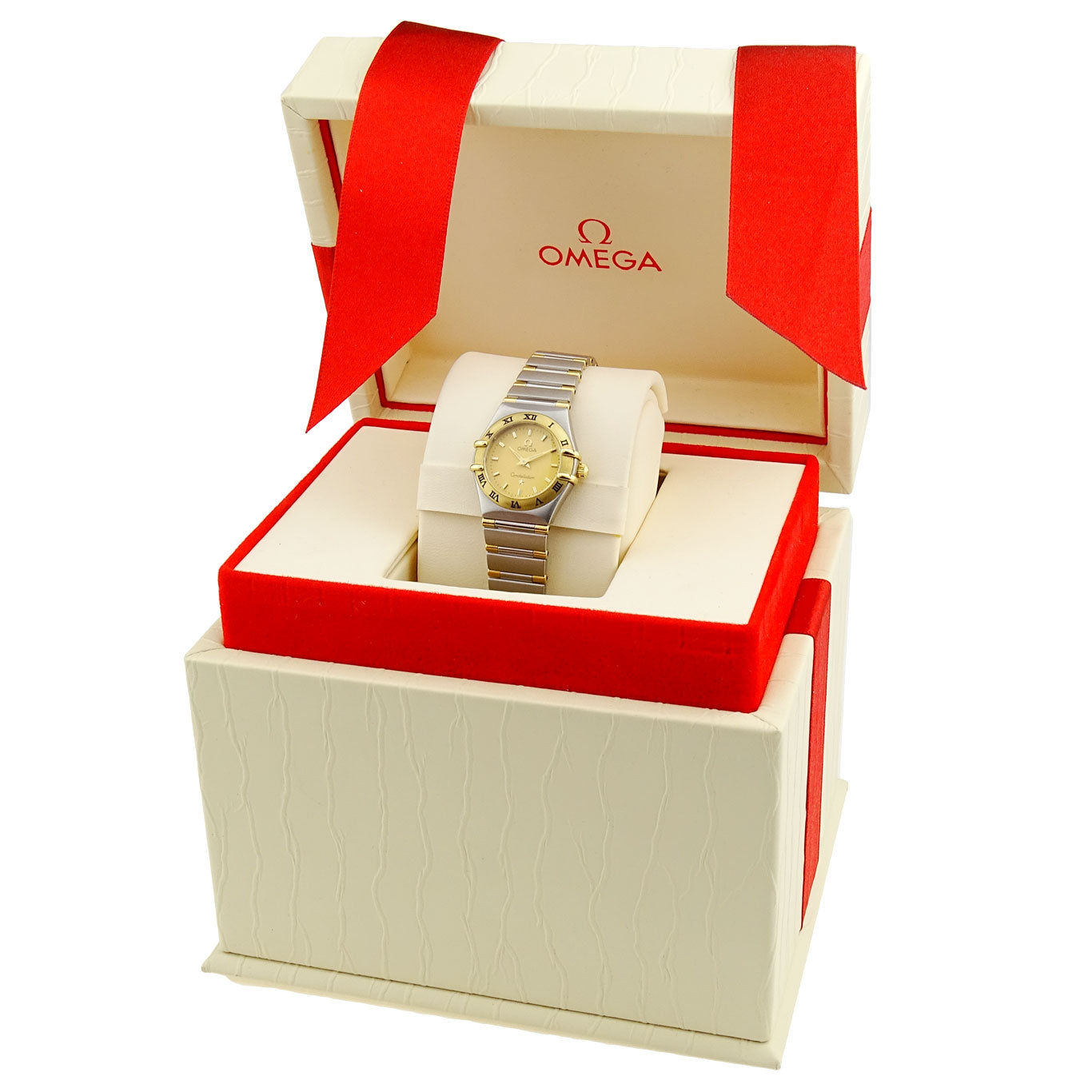 Omega Constellation Mini Steel and Gold Quartz 1362.10.00