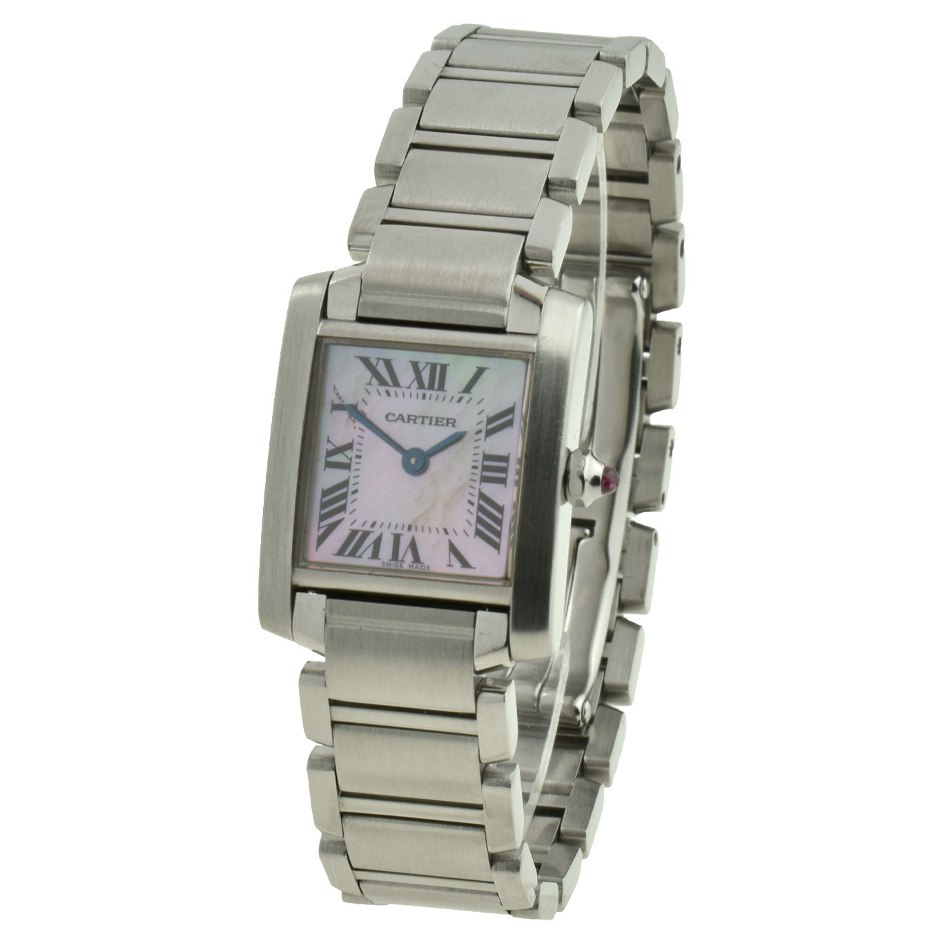 Cartier Tank Francaise Steel Ladies Wristwatch W51028Q3