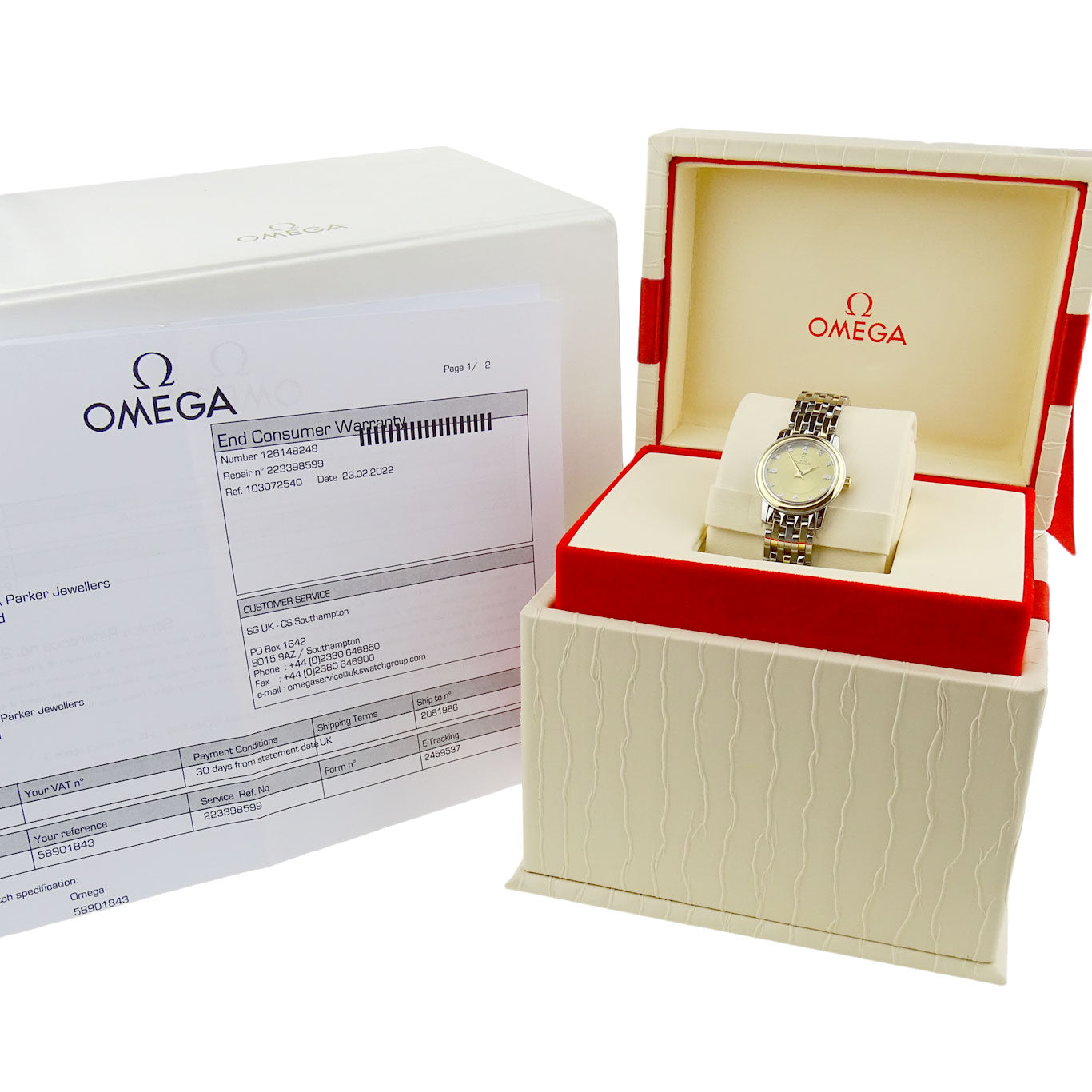 Omega Lady DeVille Prestige Quartz 4370.15.00