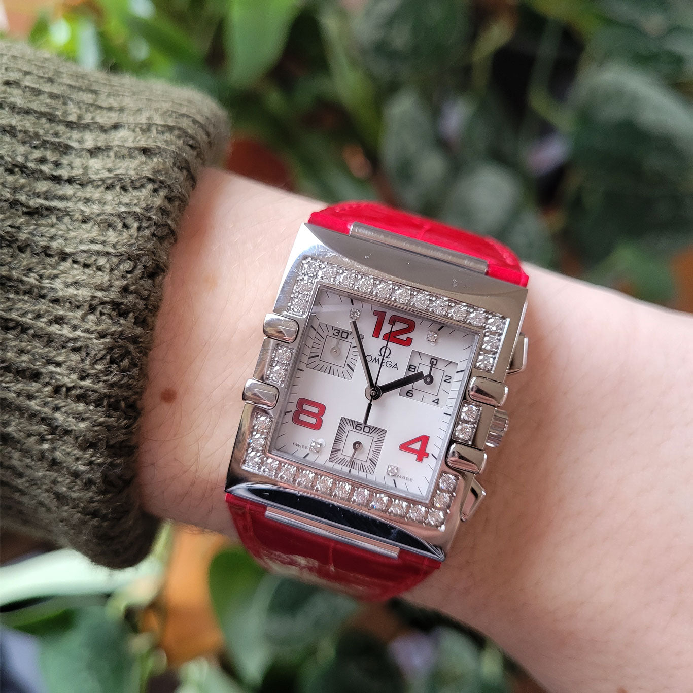 Omega Constellation Quadra Quartz Diamond 1847.73.31