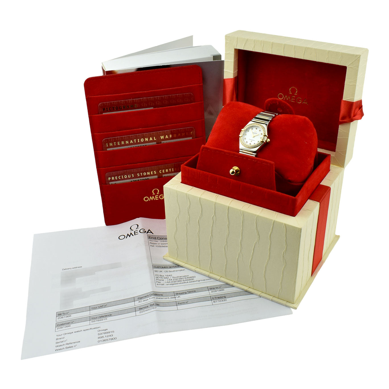 Omega Constellation Mini "Iris My Choice" Steel &amp; Gold Diamond Set 1365.79.00
