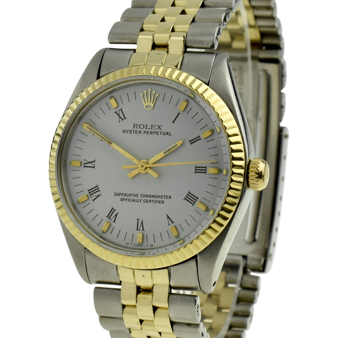 Rolex Oyster Perpetual Stainless Steel &amp; Gold 5500