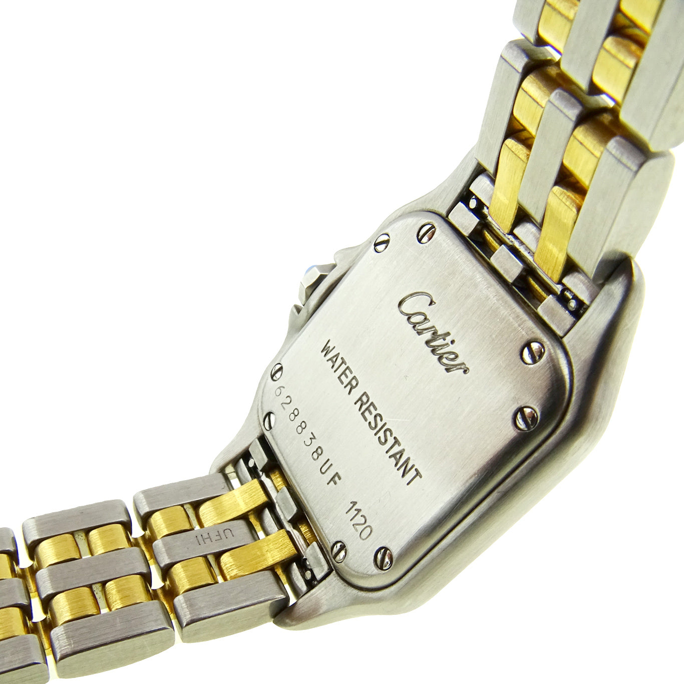 Cartier Panthere Steel and Gold Quartz