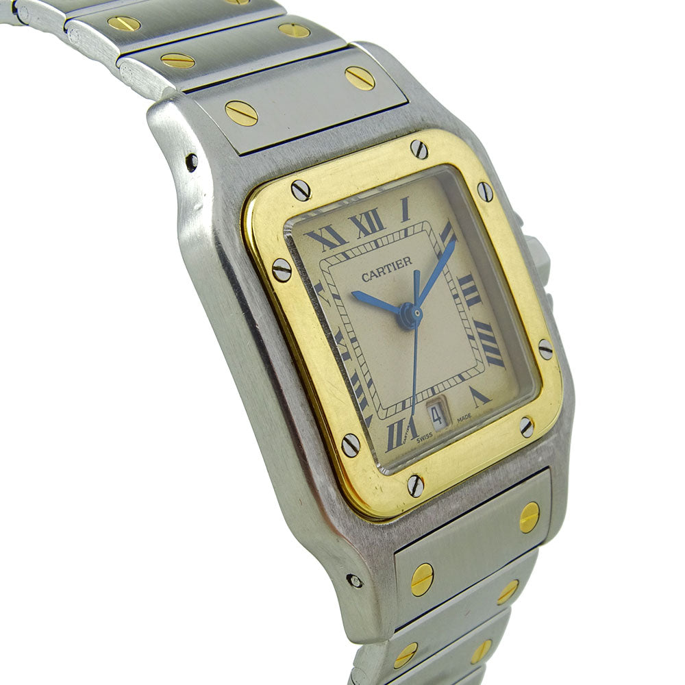 Cartier Santos Galbee Steel &amp; Gold Quartz 187901