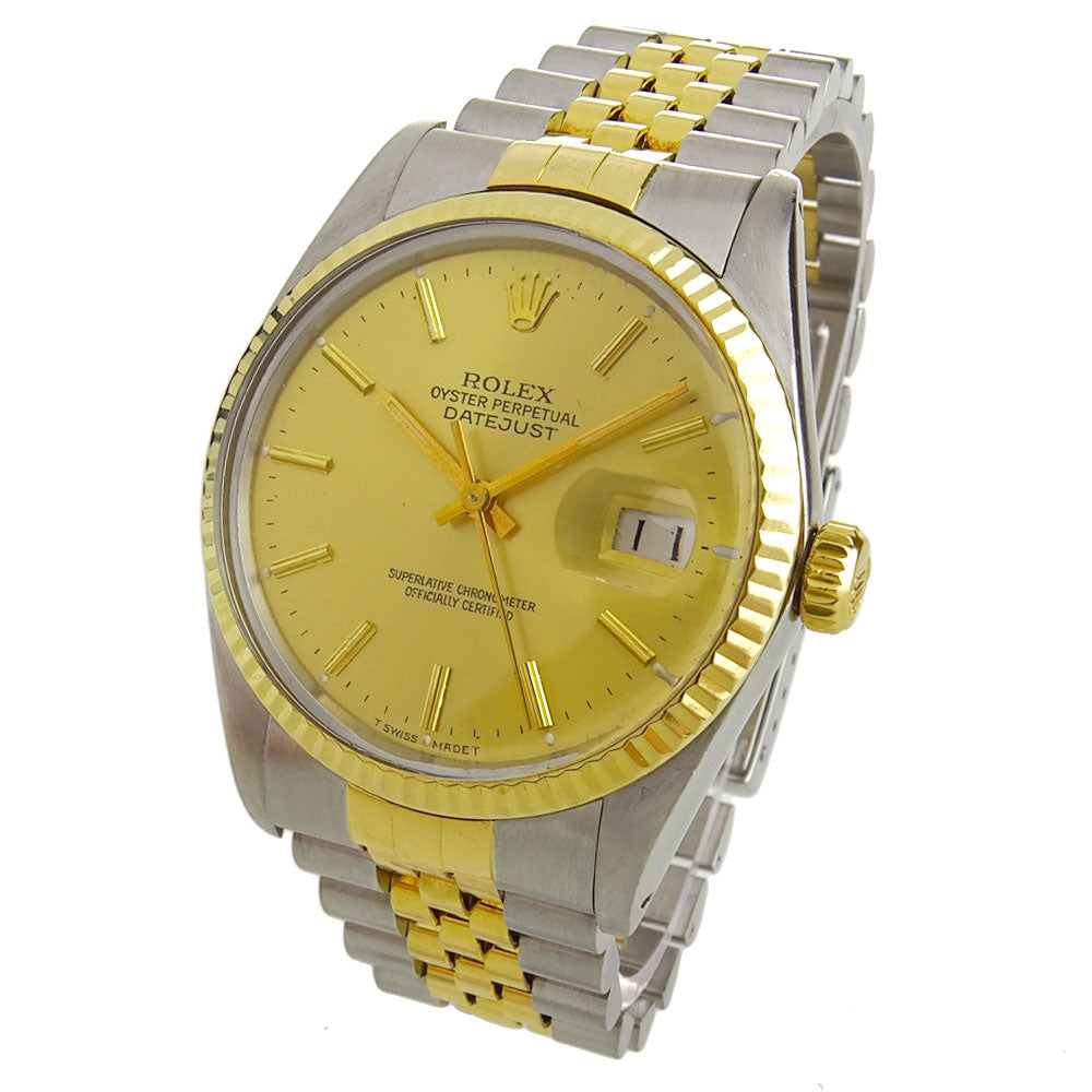 Rolex Datejust Oyster Perpetual Steel &amp; Gold 16013