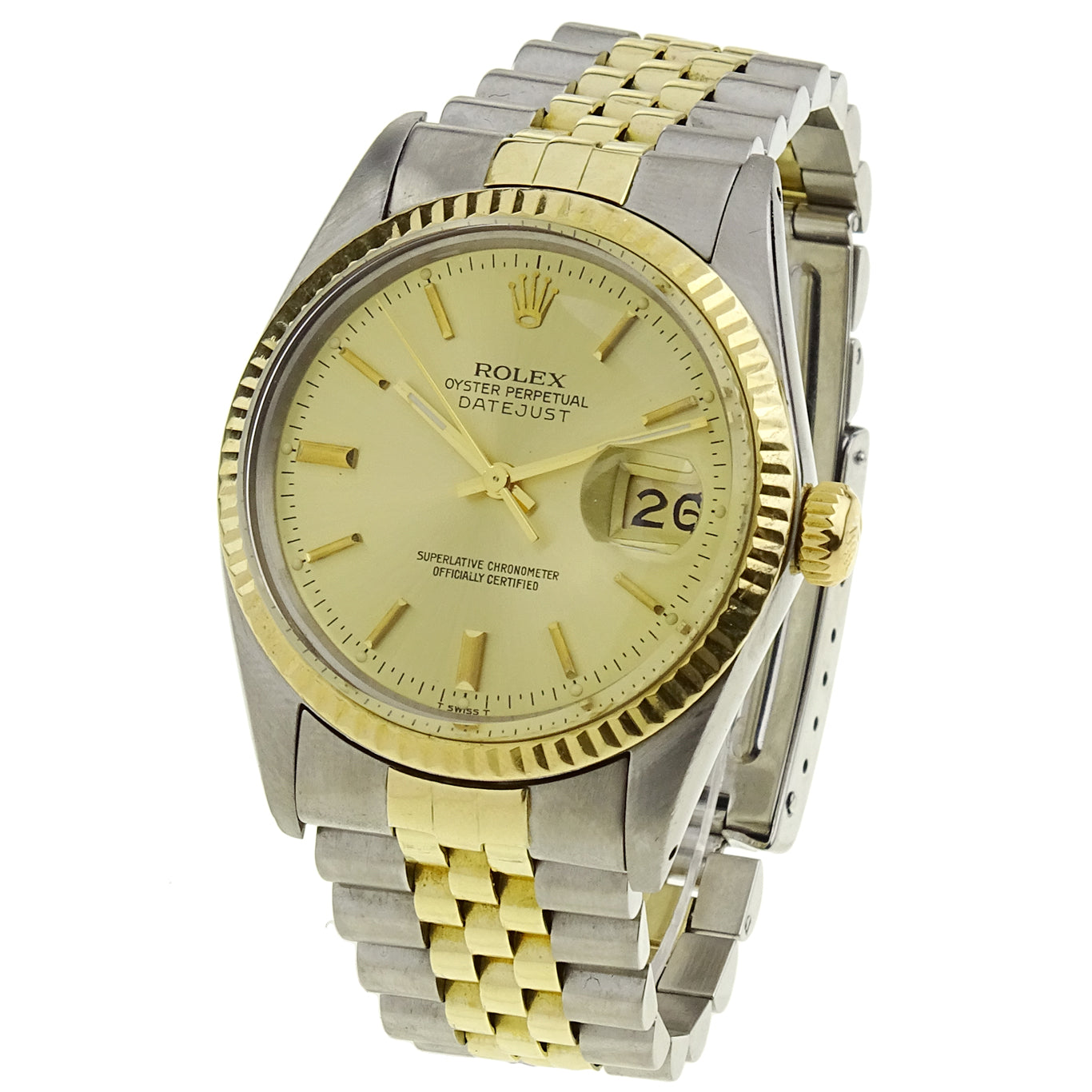 Rolex Datejust Stainless Steel & Gold at Parkers Jewellers
