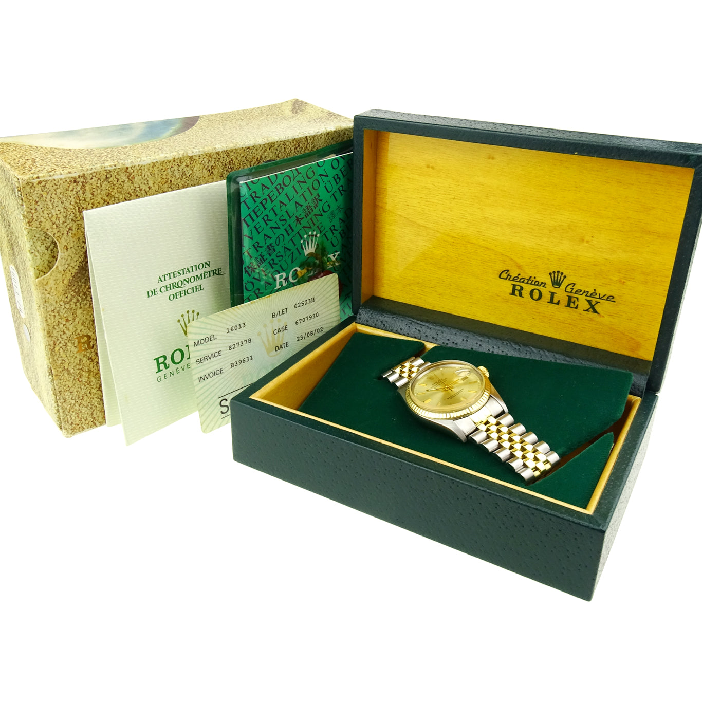 Rolex Datejust Stainless Steel &amp; Gold 16013