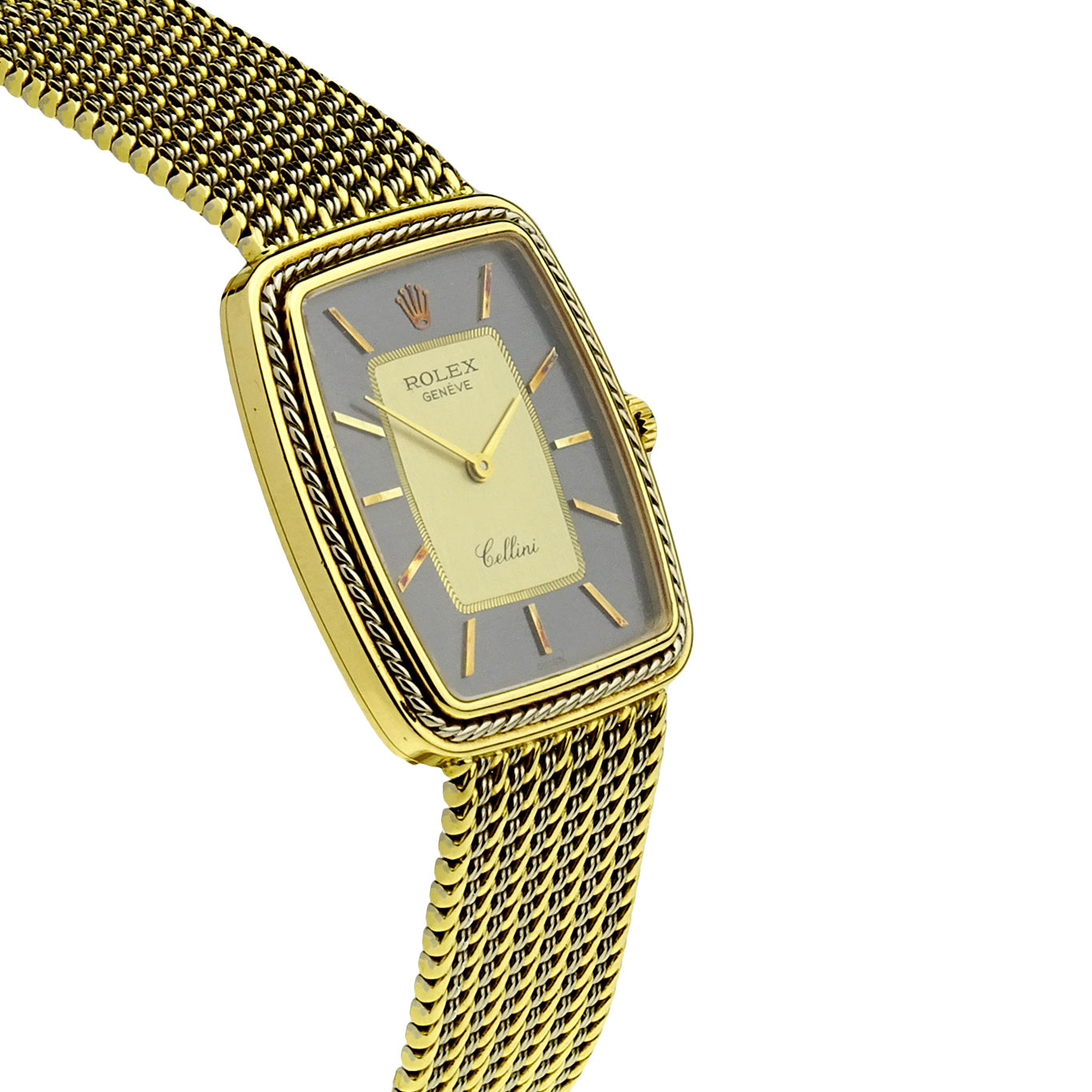 Rolex Cellini 18k White &amp; Yellow Gold Mechanical 4340