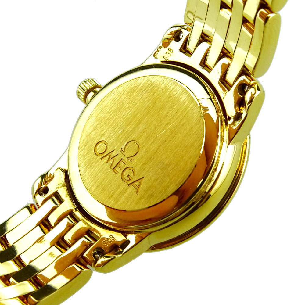 Omega De Ville Prestige 18k Gold Ladies 4175.75.00