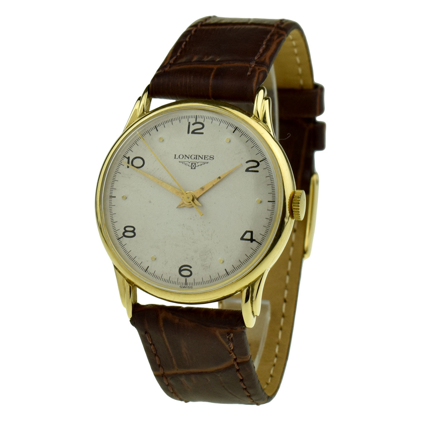 Longines Vintage 18ct Gold Mechanical Wristwatch