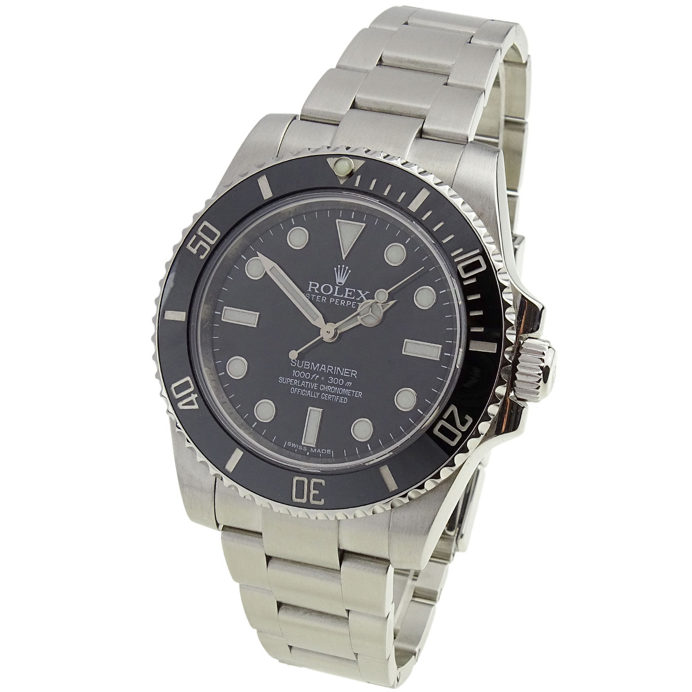 Rolex Submariner Non Date Oyster Perpetual 114060