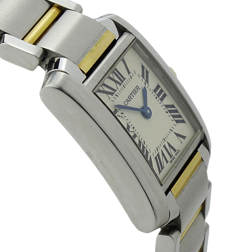 Cartier Tank Francaise Steel &amp; Gold Ladies W51007Q4