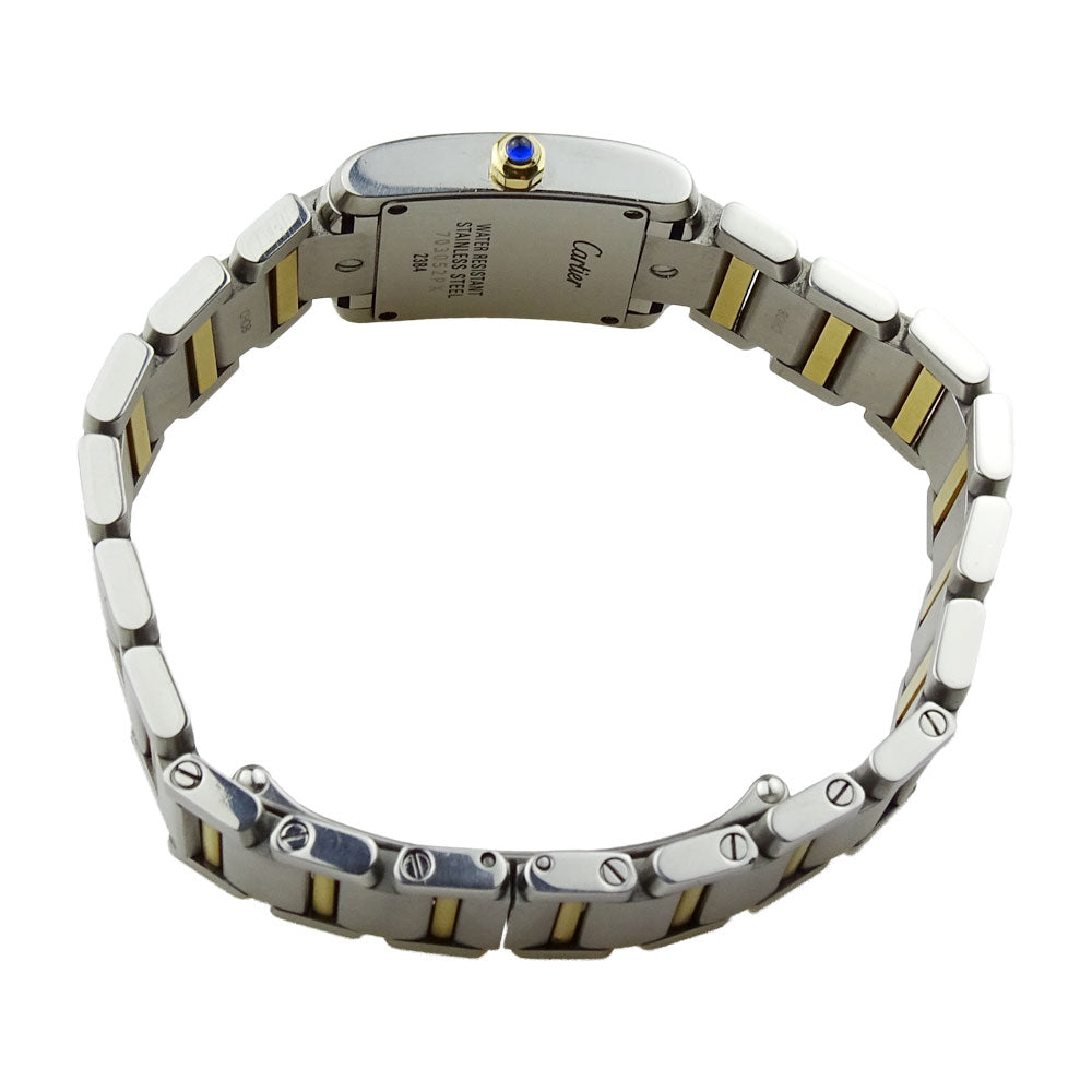 Cartier Tank Francaise Steel &amp; Gold Ladies W51007Q4