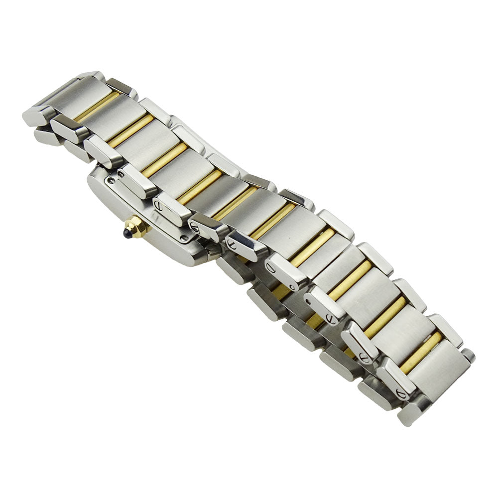 Cartier Tank Francaise Steel &amp; Gold Ladies W51007Q4