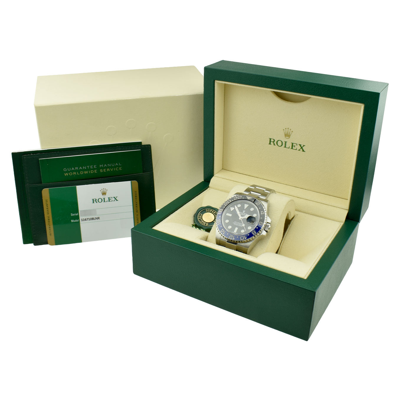 Rolex GMT Master II 'Batman' Oyster Perpetual 11671BLNR