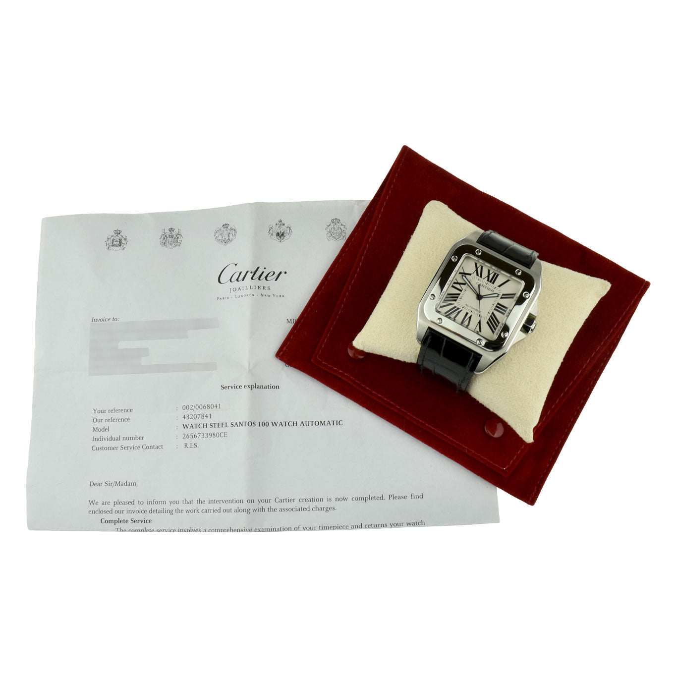 Cartier Santos 100 Automatic W20073X8