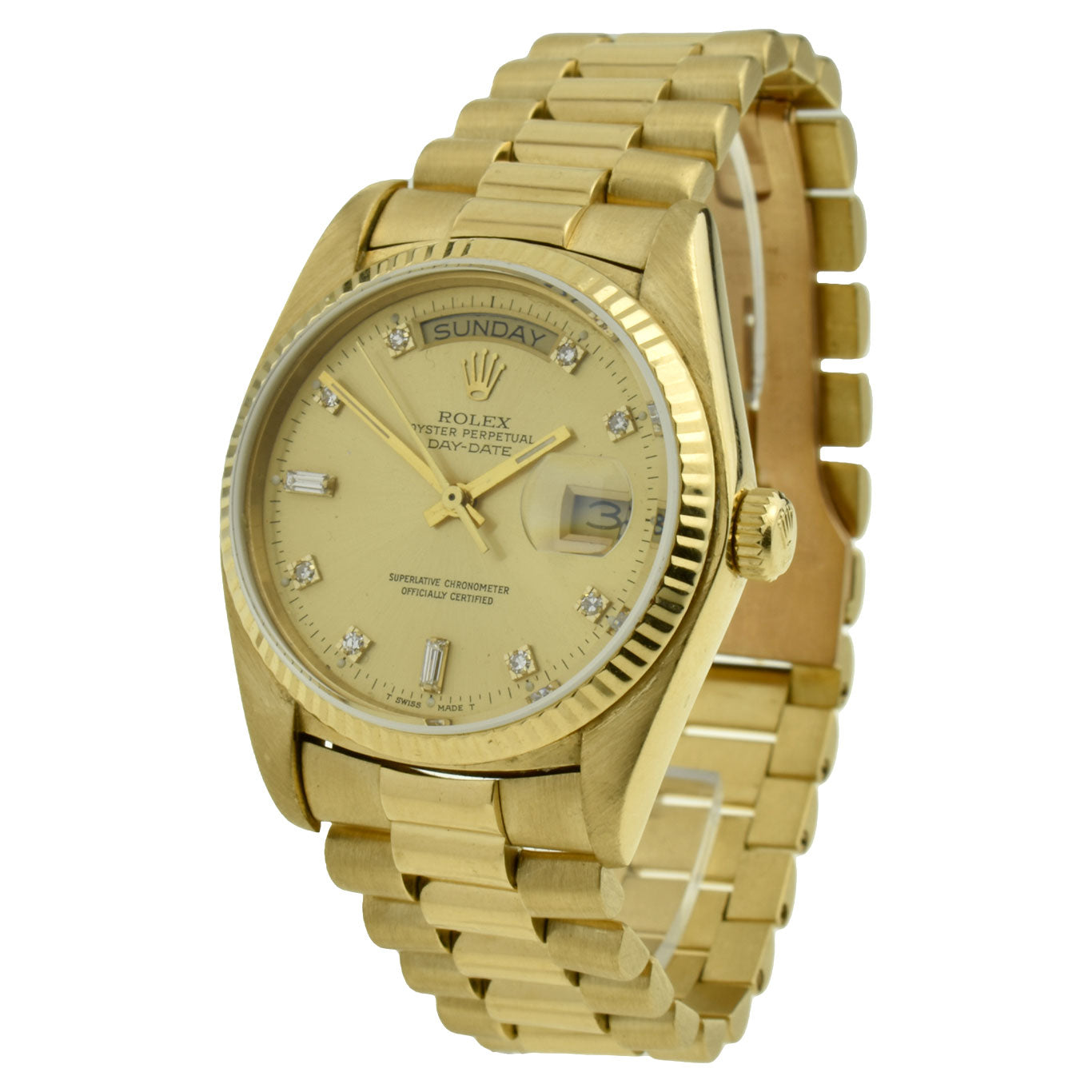 Rolex Day-Date Oyster Perpetual 18k Gold 18038 at Parkers Jewellers