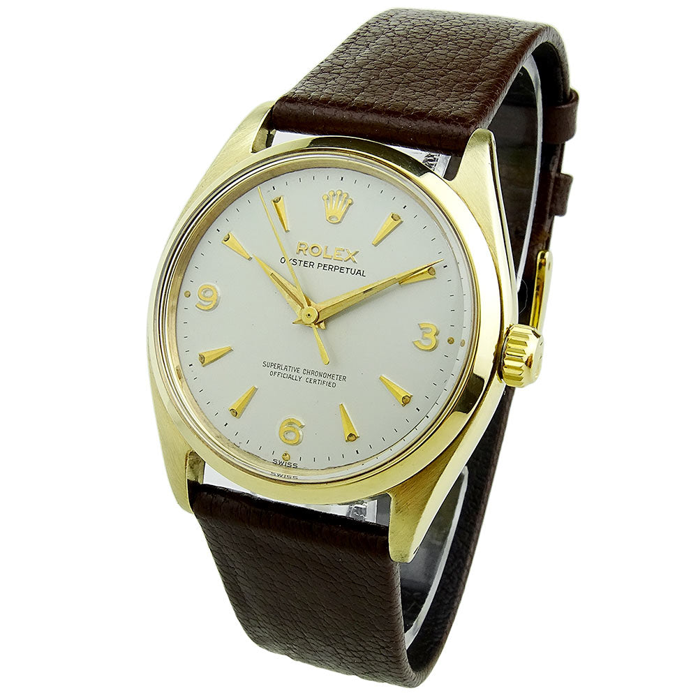 Rolex Oyster Perpetual 9ct Gold Vintage 1002