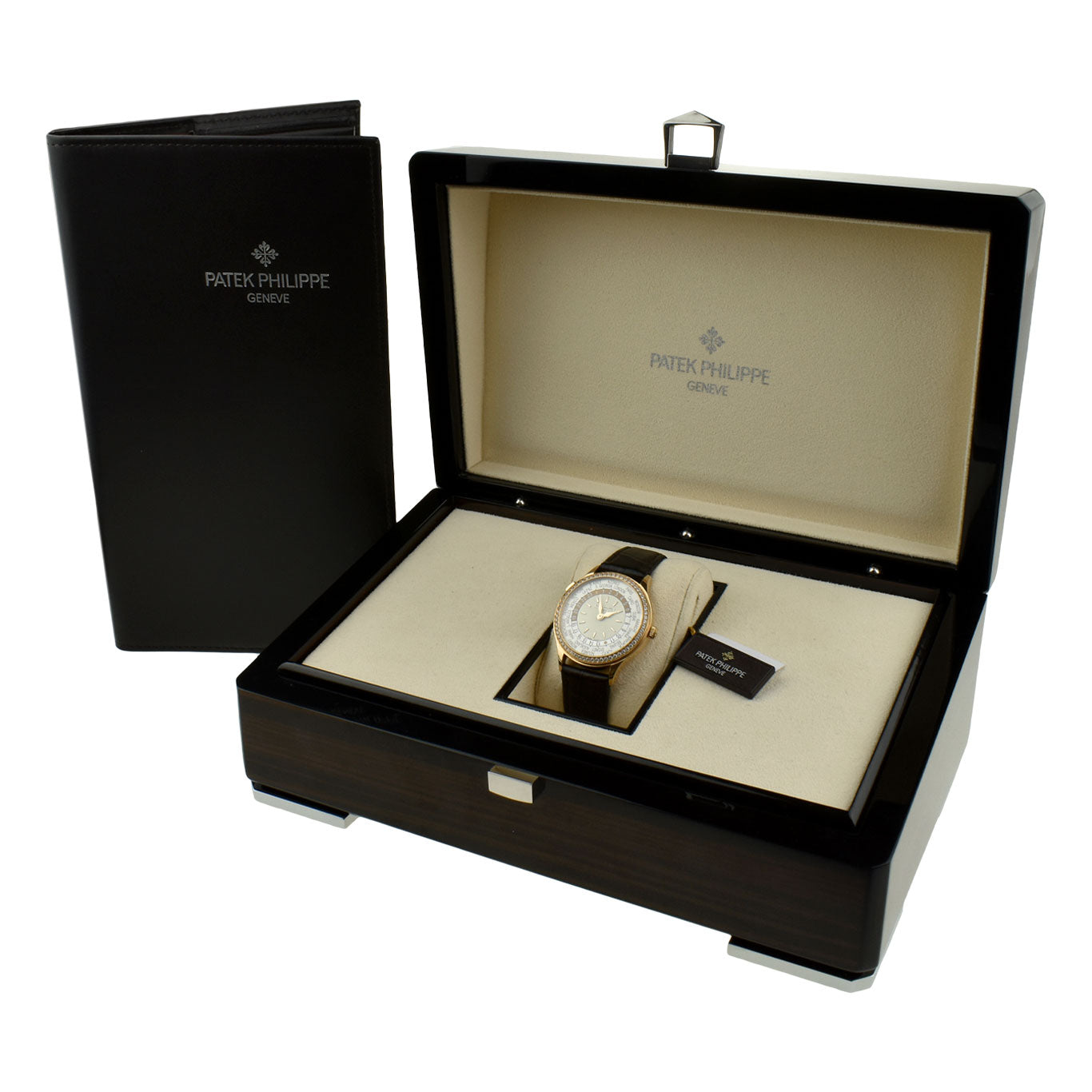 Patek Philippe World Time18ct Rose Gold Diamond Set 7130R-013