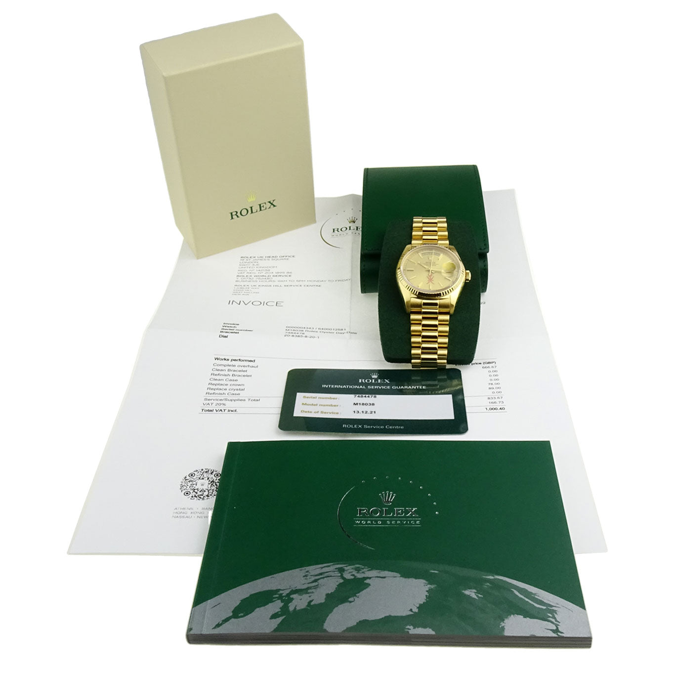 Rolex Day-Date "Sultan of Oman" 18k Gold 18038