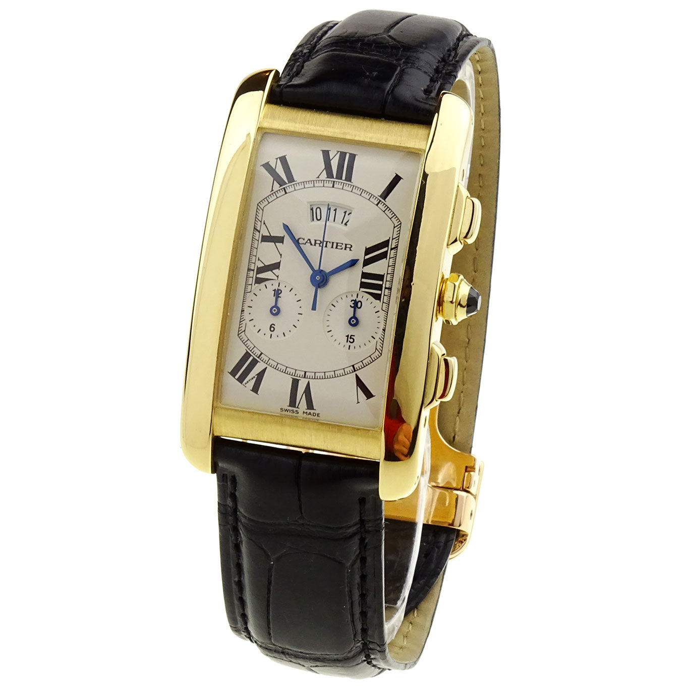 Cartier Tank Americaine 18ct Gold Chronograph W2605856