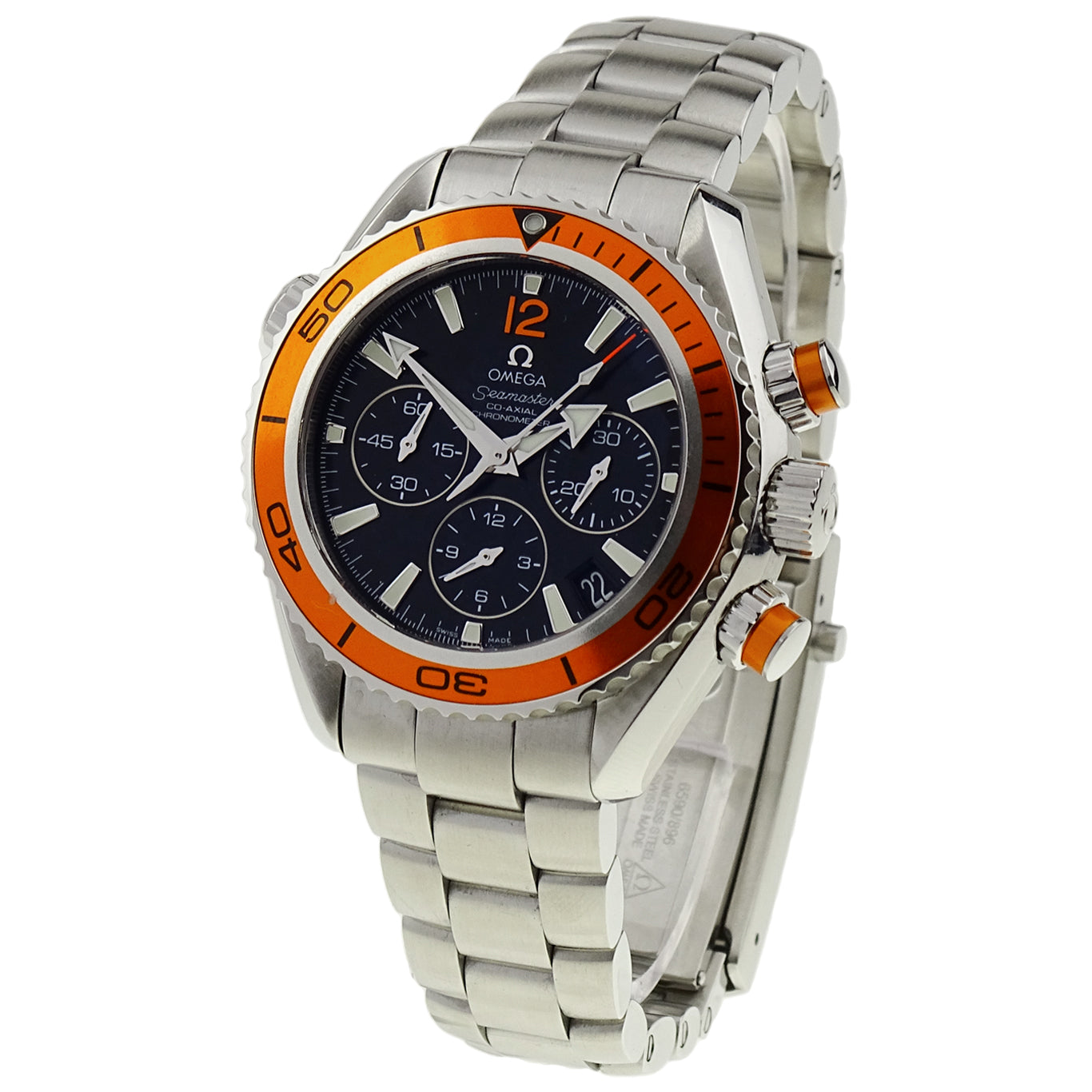 Omega Mid Size Seamaster Planet Ocean Chrono 222.30.38.50.01.002