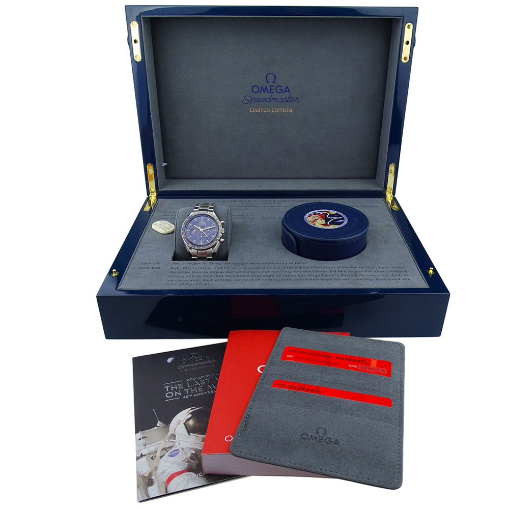 Omega Speedmaster Moonwatch Apollo XVII 45th Anniversary 311.30.42.30.03.001