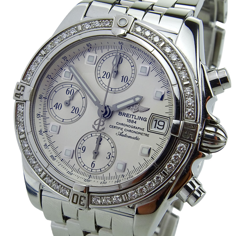 Breitling Chrono Cockpit Steel &amp; Diamond A13357