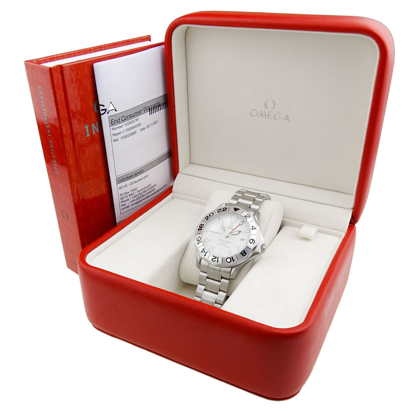 Omega Seamaster GMT Automatic "Great White" 2538.20.00