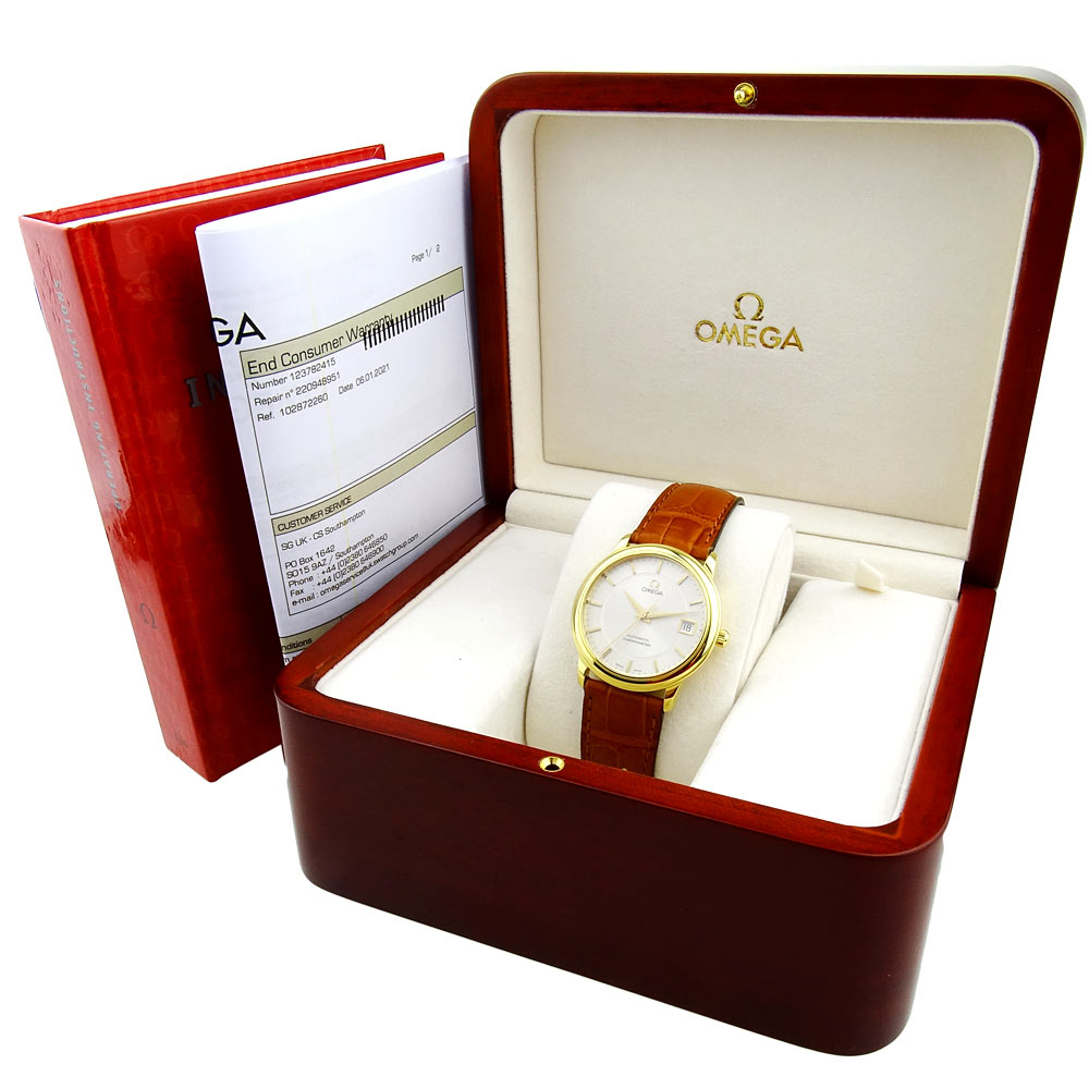Omega De Ville Prestige 18k Gold Automatic