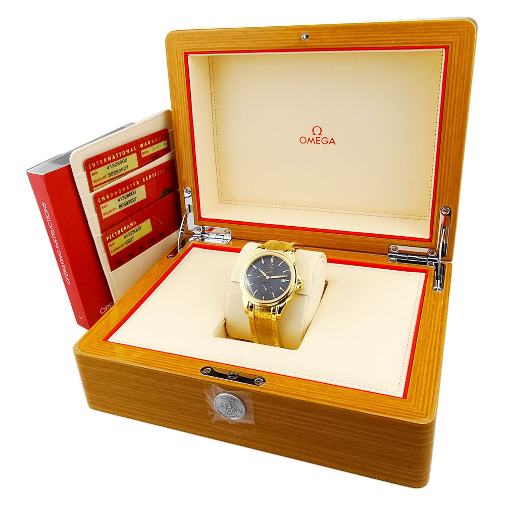 Omega De Ville 18k Gold Co-Axial 4132.80.00