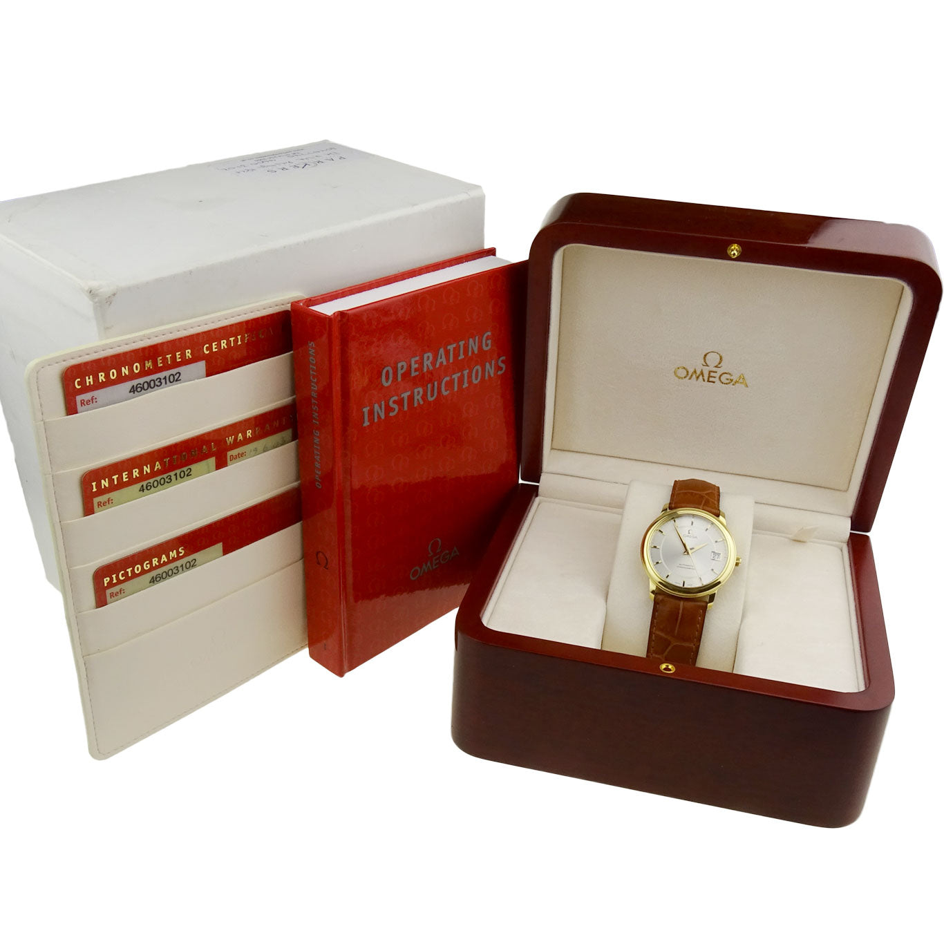 Omega De Ville Prestige 18k Gold Automatic