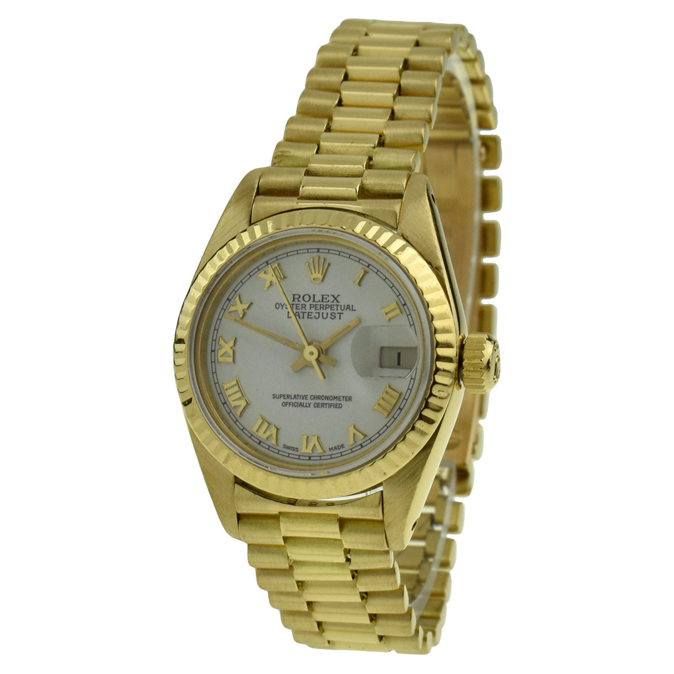 Rolex Lady Datejust 18ct Gold 69178 at Parkers Jewellers