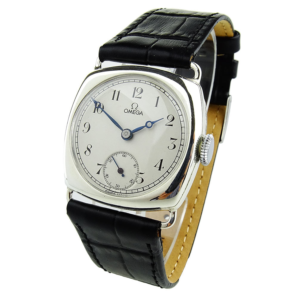 Omega Vintage Sterling Silver Mechanical