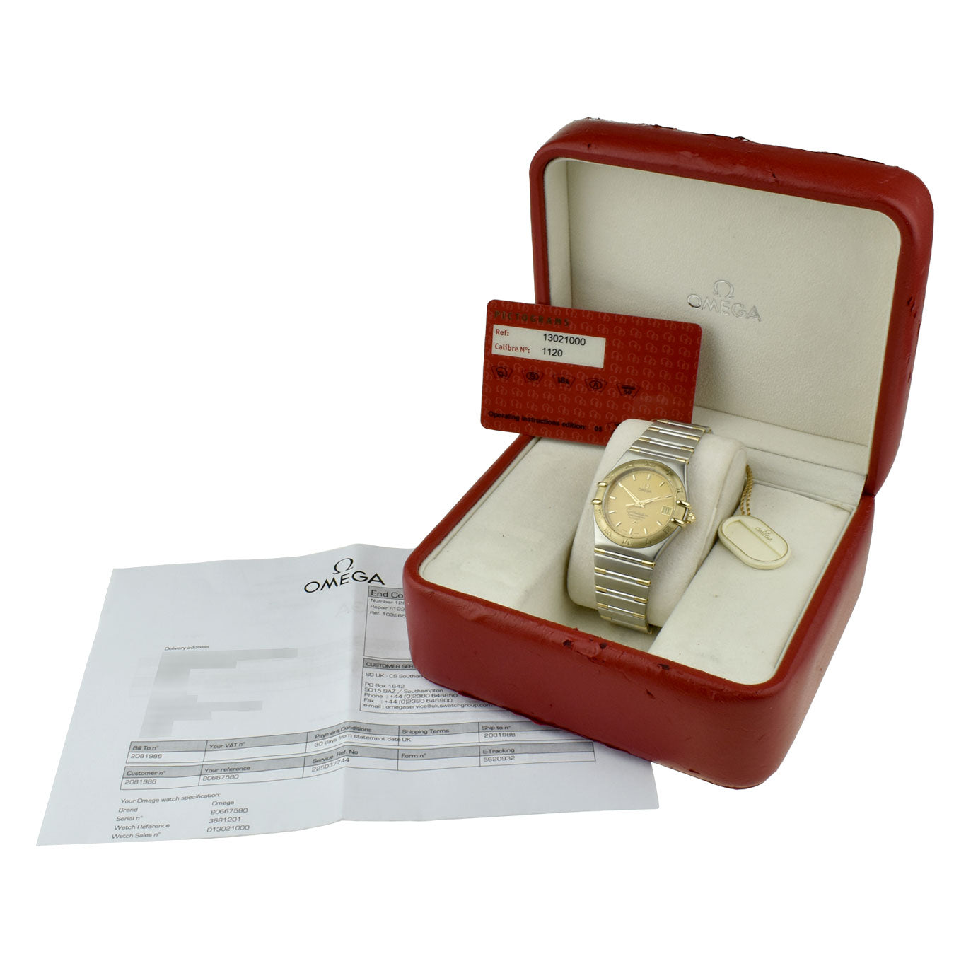 Omega Constellation Steel and Gold Automatic 1302.10.00