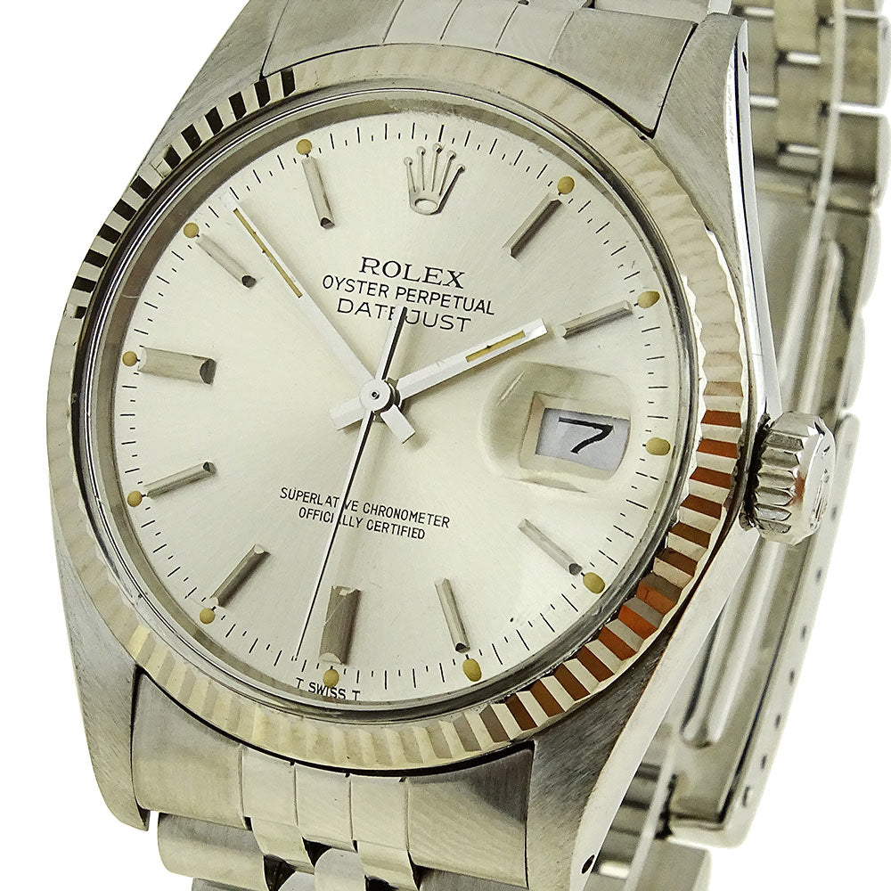 Rolex Datejust Steel and White Gold 16014