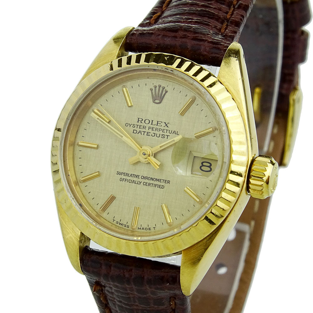 Rolex Lady Datejust 18k Gold 69178