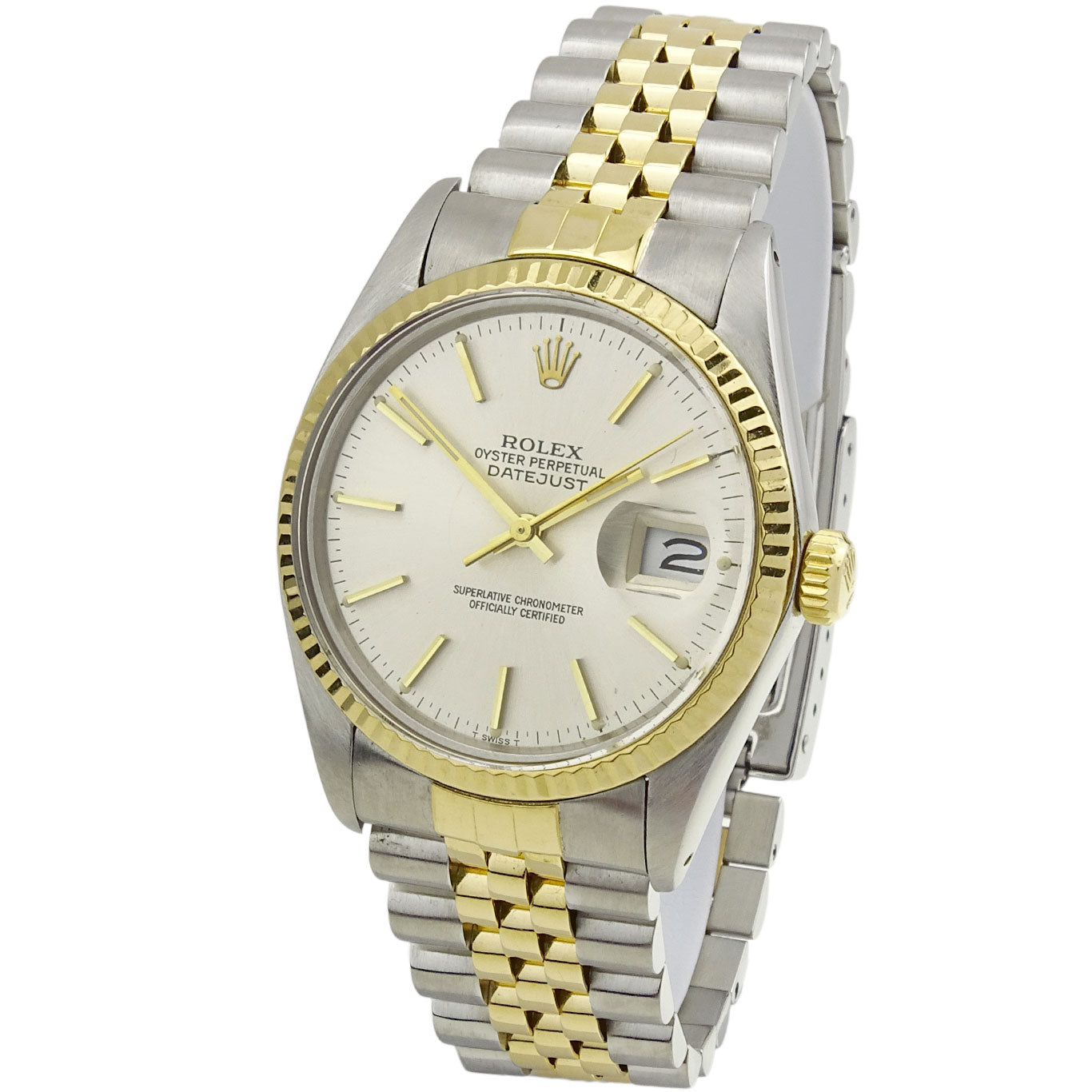 Rolex Datejust Oyster Perpetual Steel and Gold 16013