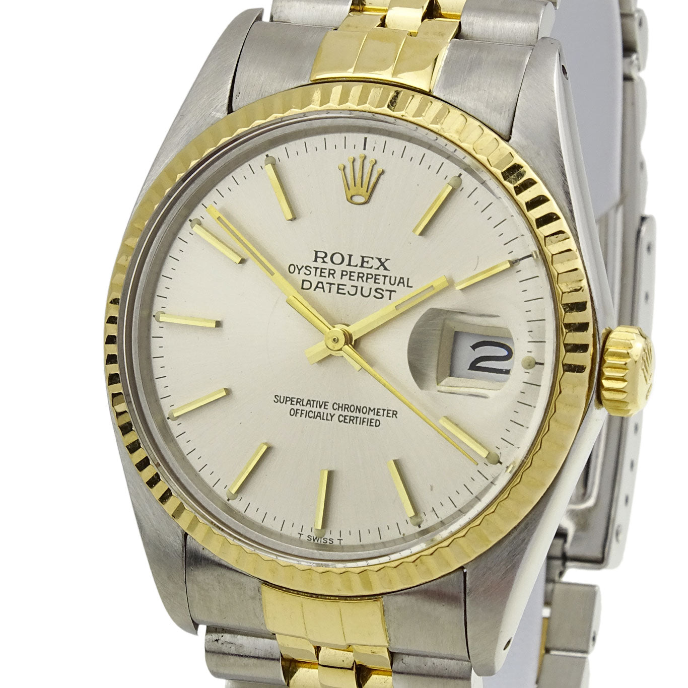 Rolex Datejust Oyster Perpetual Steel and Gold 16013