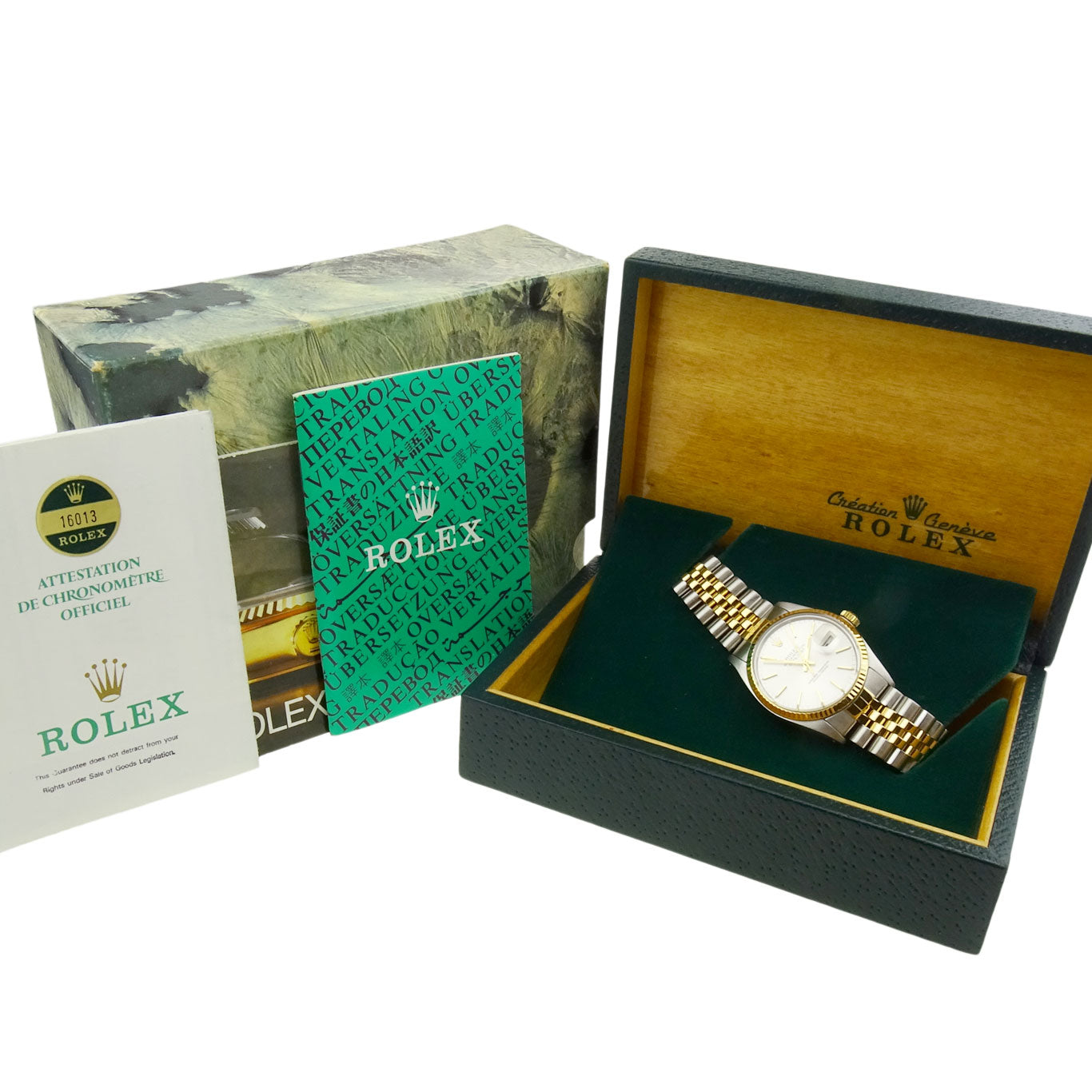 Rolex Datejust Oyster Perpetual Steel and Gold 16013