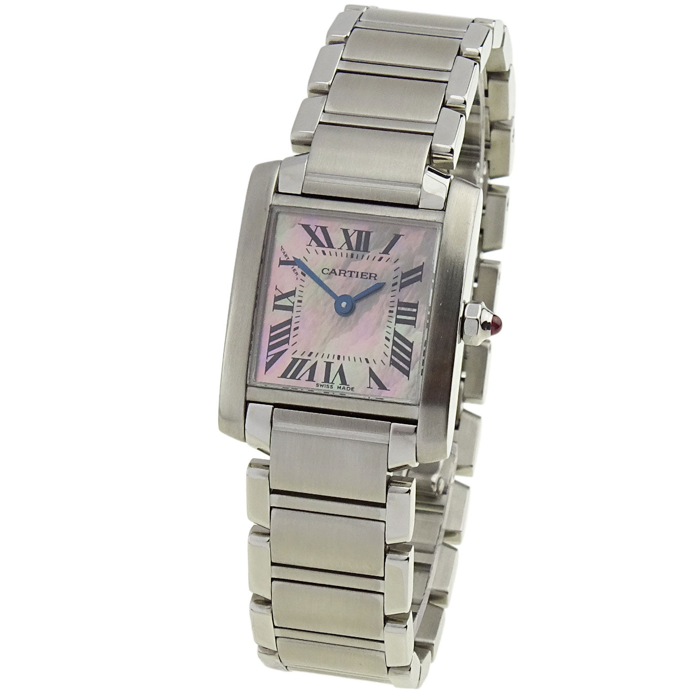Cartier Tank Francaise Steel Ladies Wristwatch W51028Q3